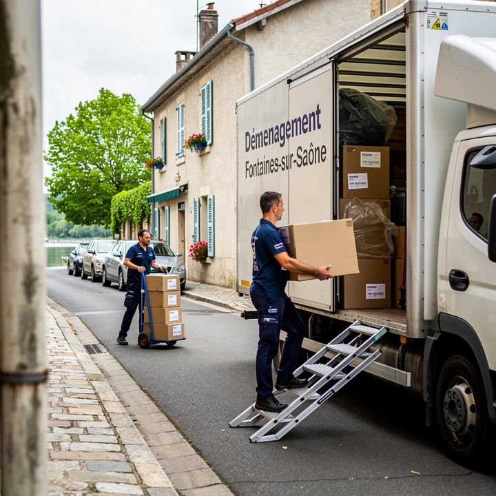 Déménageur Fontaines Sur Saone